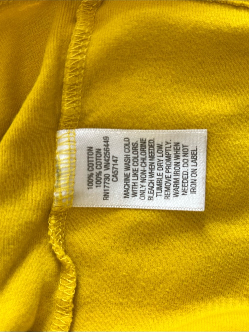 Sleeveless V-Neck Tank Top in Mustard Yellow - Picture 4 of 4
